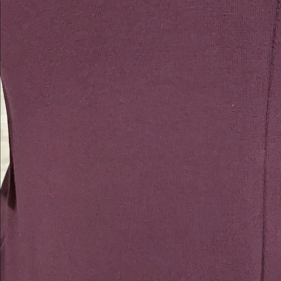 EXPRESS Off the Shoulder Long Sleeve Purple Dress - Picture 5 of 6